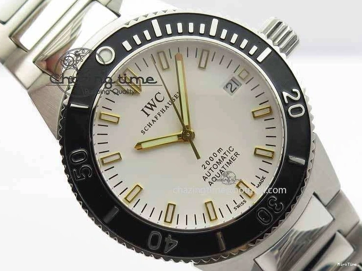 MIROTIME 0401 Aquatimer Automatic SS Noob Best Edition White Dial On SS Bracelet A Lightweight 7251